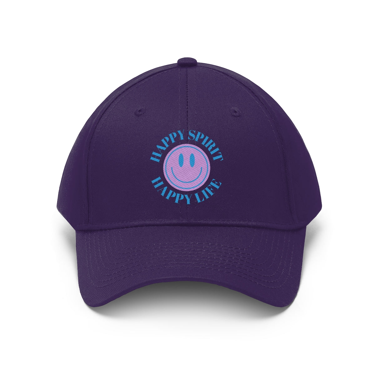 Happy Spirit Happy Life Embroidered Hat
