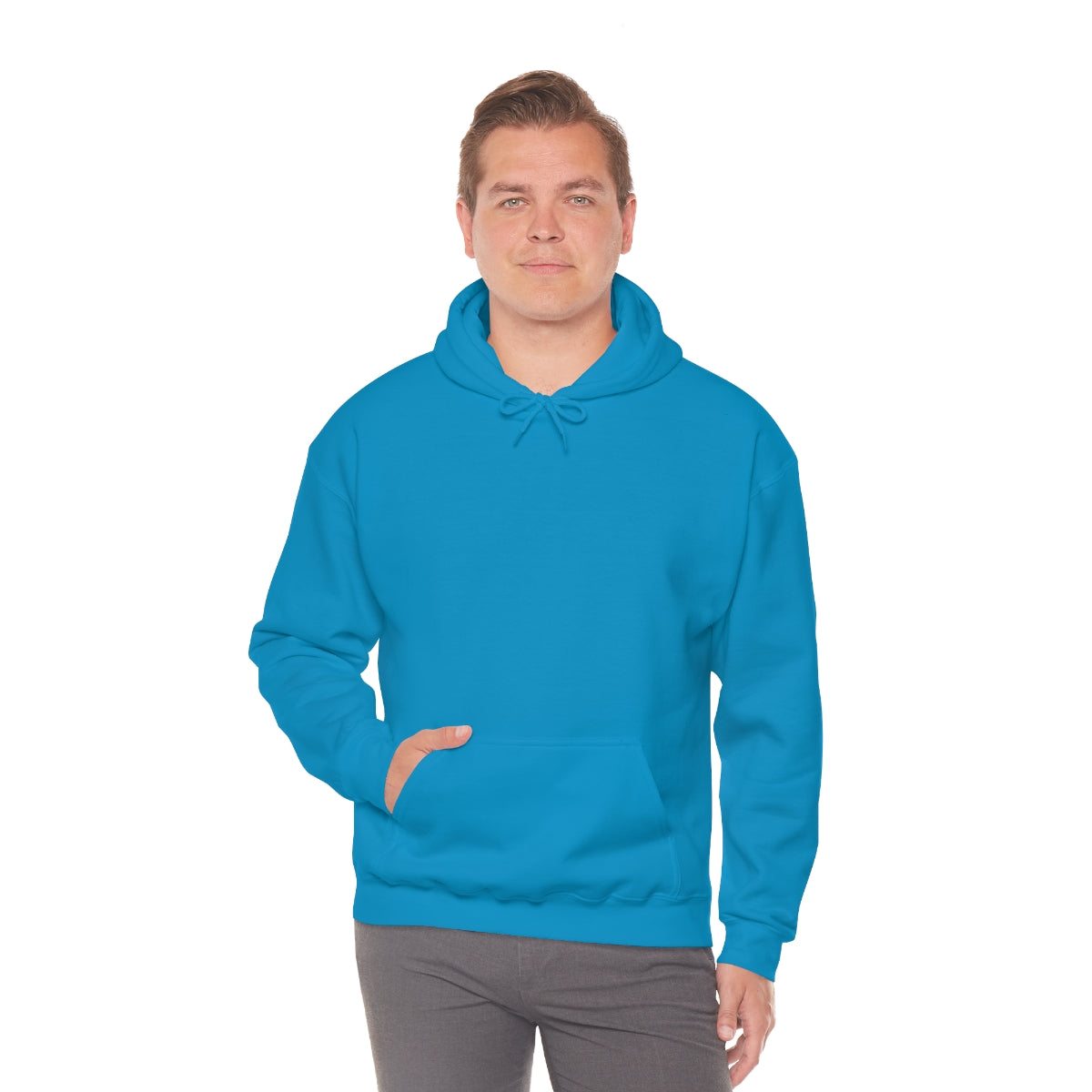Happy Spirit Happy Life Sweatshirt, Gildan 18500 Hoodie, Oversized Hoodie, Back Print Trendy Sweatshirt, Beach Cover Up, Lake Cover Up