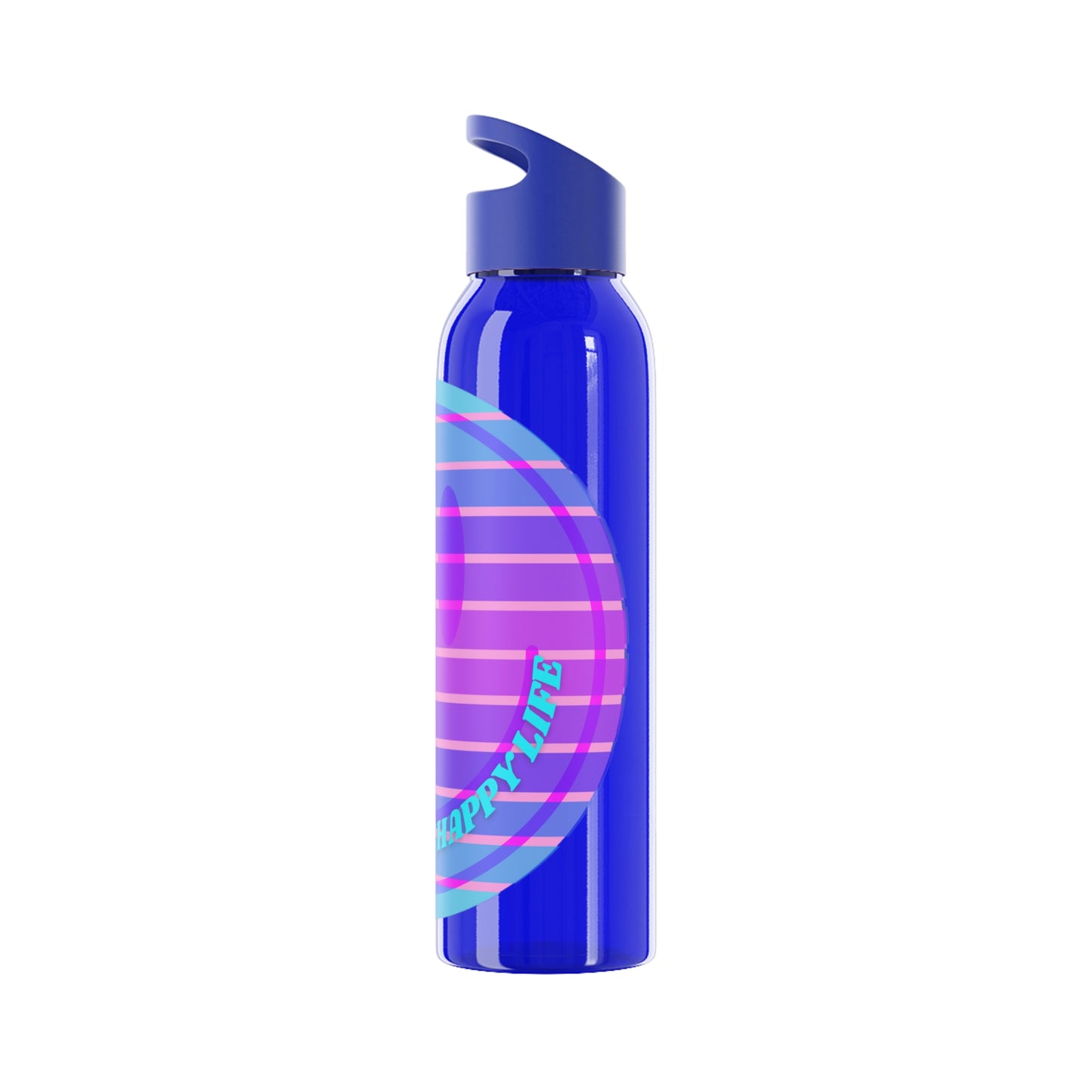 Aesthetic Happy Spirit Happy Life Water Bottle, Aesthetic Pink, Smile Face, Trendy Tumblr Bottle, Happy Mind Tumbler, BPA Free Smil