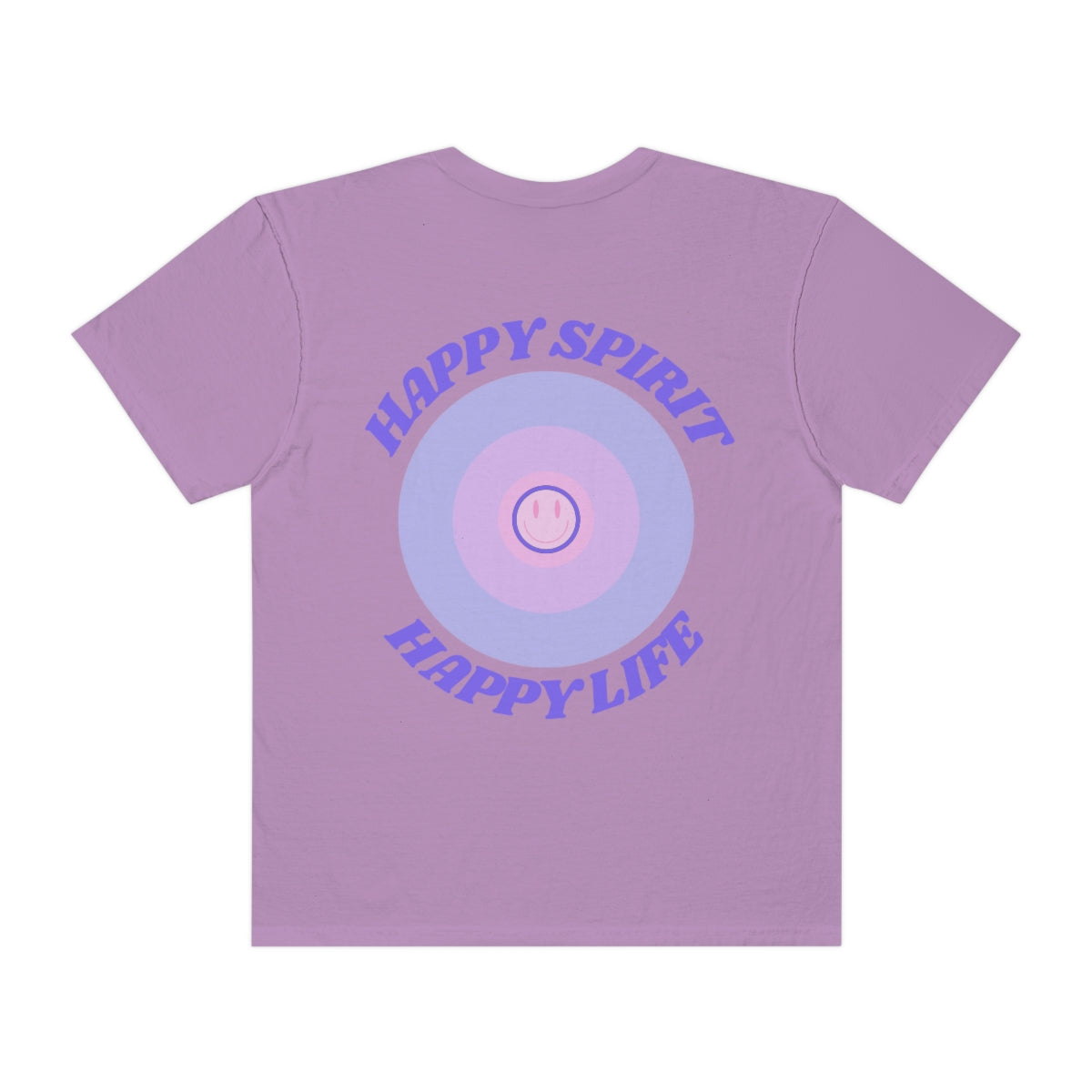 Retro TShirt Happy Spirit Happy Life Happy Mind, Aesthetic Shirt, Graphic Tumblr Tshirt, Trendy Oversized, Vsco girl, Smile Vintage Style