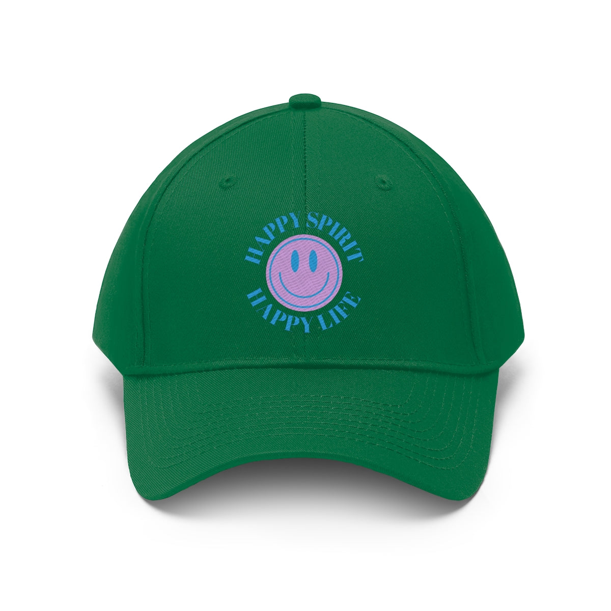 Happy Spirit Happy Life Embroidered Hat