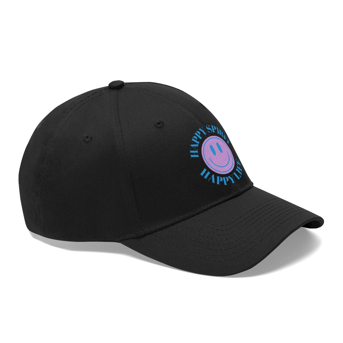 Happy Spirit Happy Life Embroidered Hat