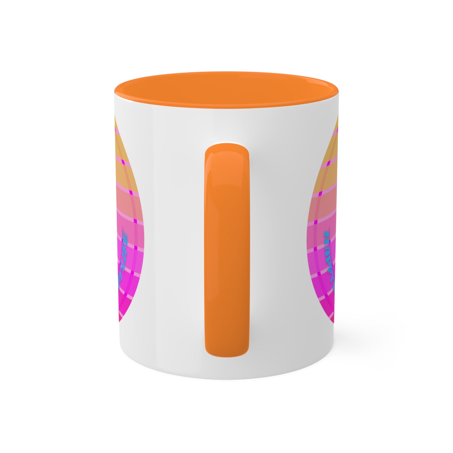 Retro Happy Spirit Happy Life Aesthetic Mug, Smile Face Mug, Trendy Coffee Mug, Tumblr Mug, Aesthetic Happy Life Gift, Aesthetic Mug