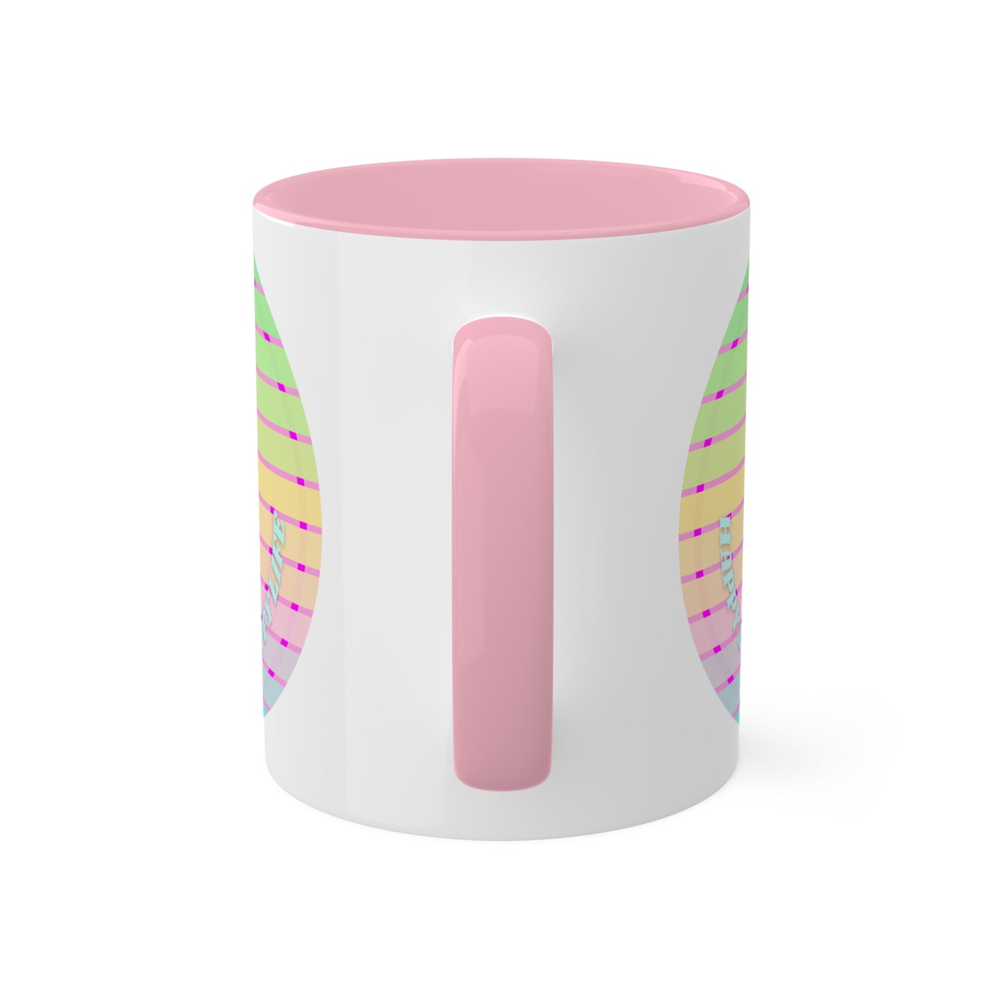 Retro Happy Spirit Happy Life Aesthetic Mug, Smile Face Mug, Trendy Coffee Mug, Tumblr Mug, Aesthetic Happy Life Gift, Aesthetic Pin