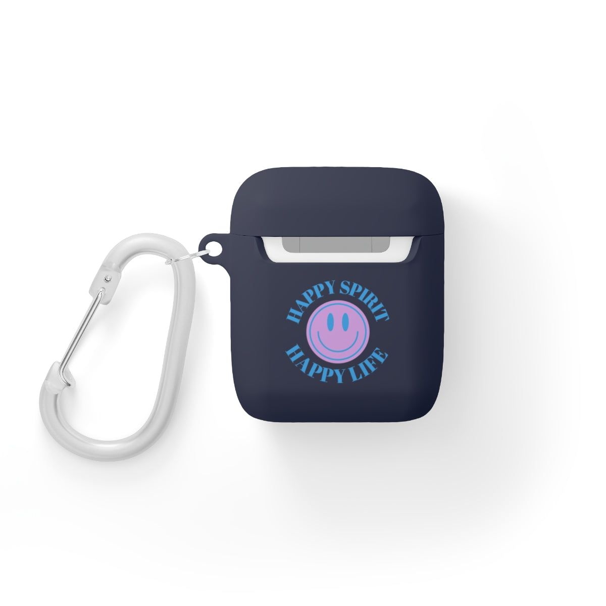 Happy Spirit Happy Life AirPods and AirPods Pro Case Cover, AirPods and AirPods Pro Case Cover, VSCO girl, Smiley Happy Life Protector