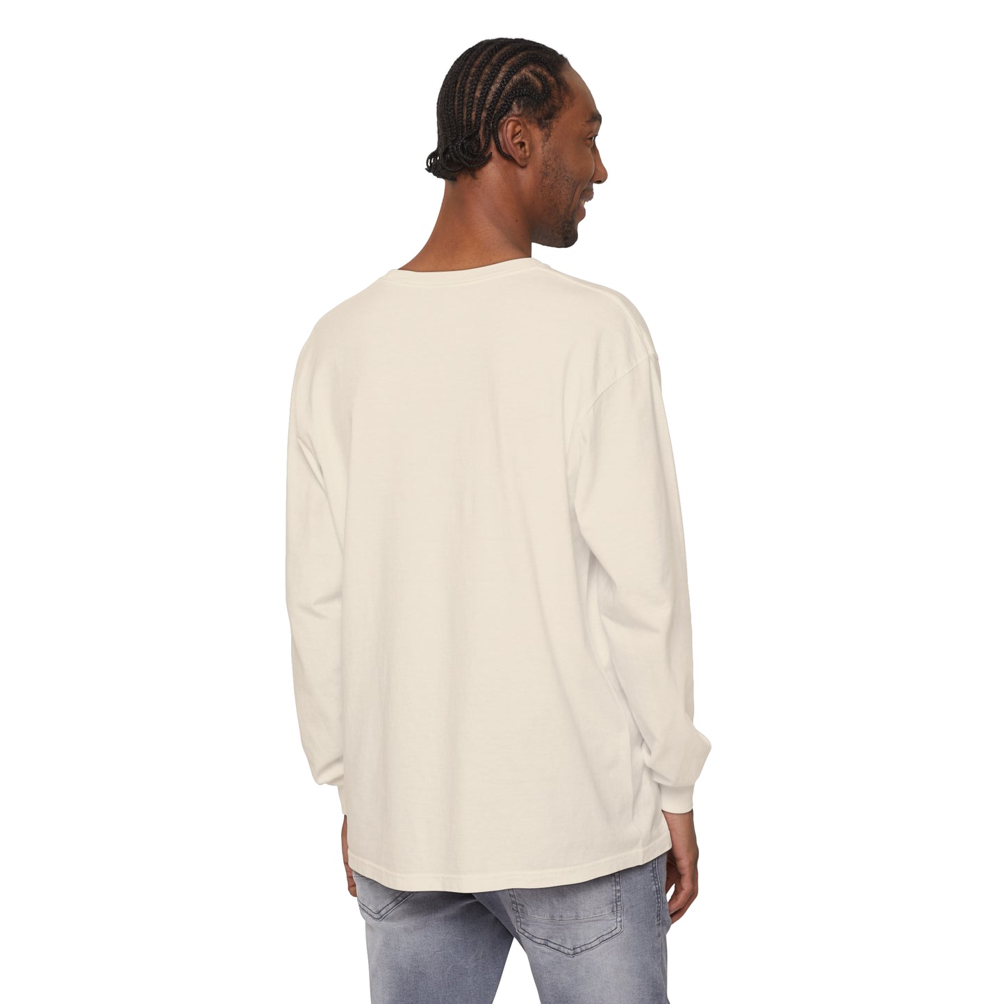 Aesthetic Long Sleeve Shirt, Smile Face Y2K Retro Shirt, 80's Style Smile Graphic, Comfort Colors Unisex Garment-dyed Long Sleeve T-Shirt
