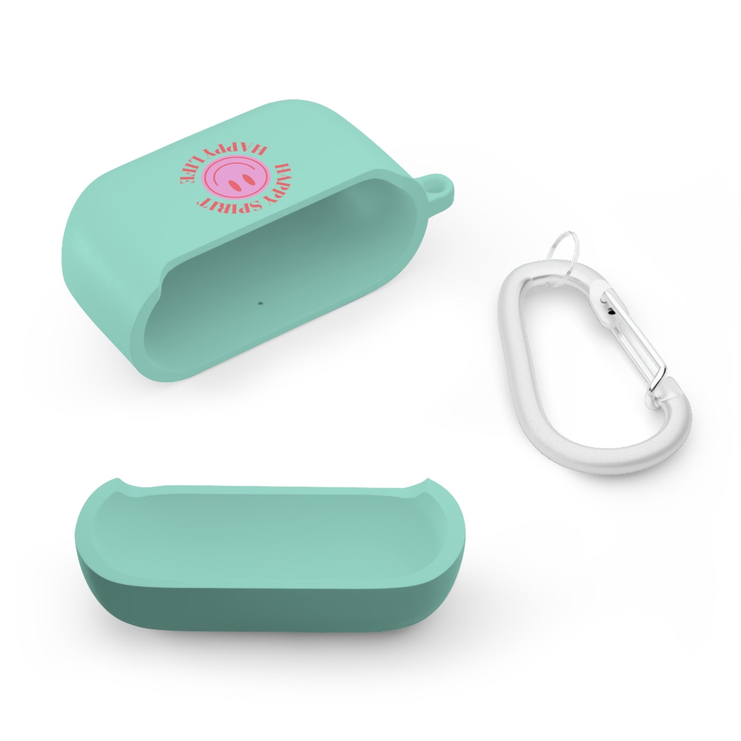 Happy Spirit Happy Life AirPods and AirPods Pro Case Cover, AirPods and AirPods Pro Case Cover, VSCO girl, Smiley Happy Life Protector Case