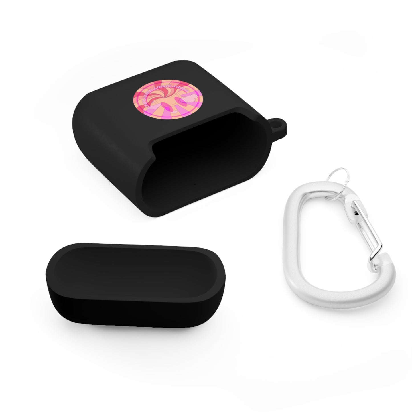 Happy Spirit Happy Life AirPods and AirPods Pro Case Cover, AirPods and AirPods Pro Case Cover, VSCO girl, Aesthetic Smile Protector