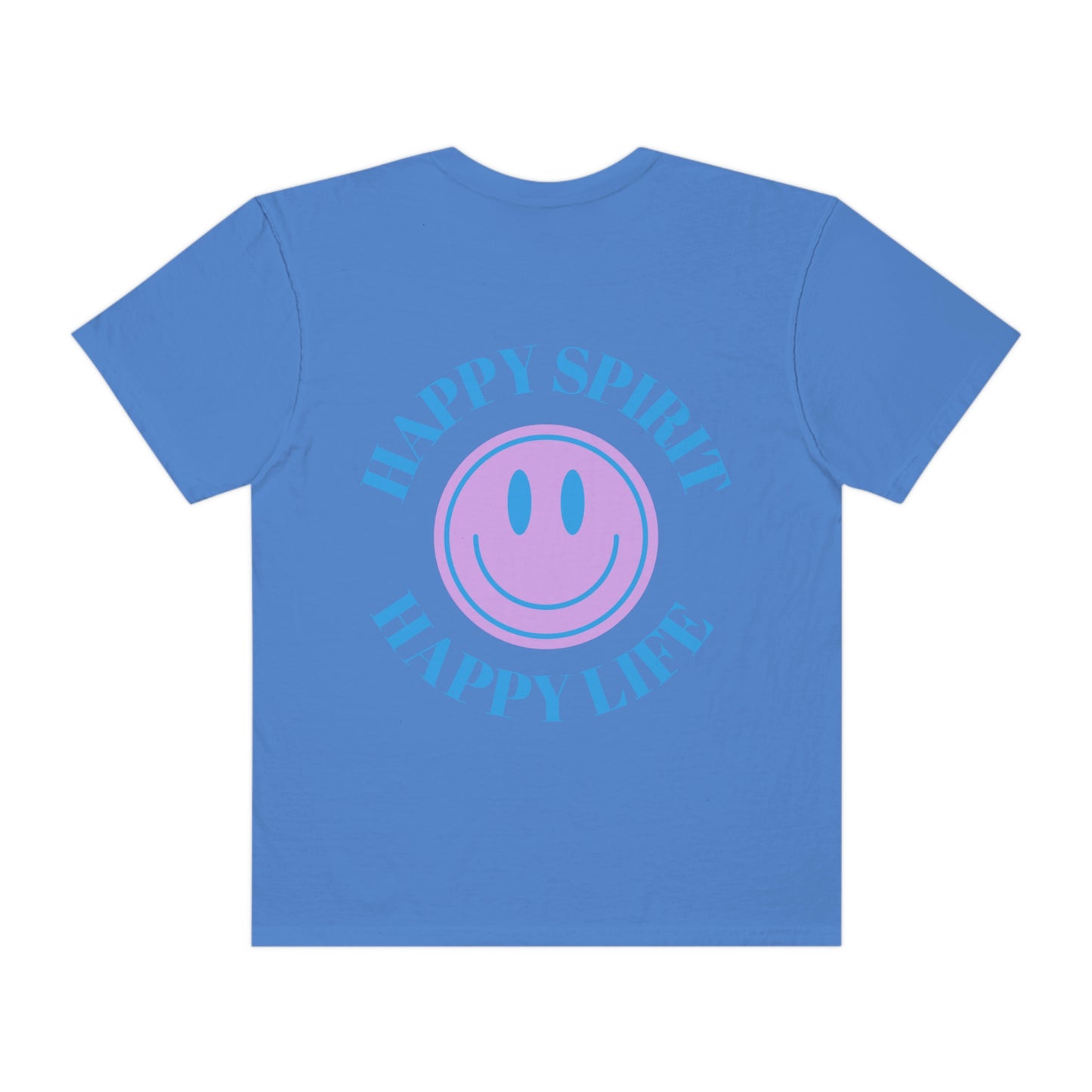 T shirt Happy Spirit Happy mind- Aesthetic t shirt, graphic tee, Tumblr tshirt, Trendy Oversized, Vsco girl, Smile Face Tshirt, Mental Health Shirt