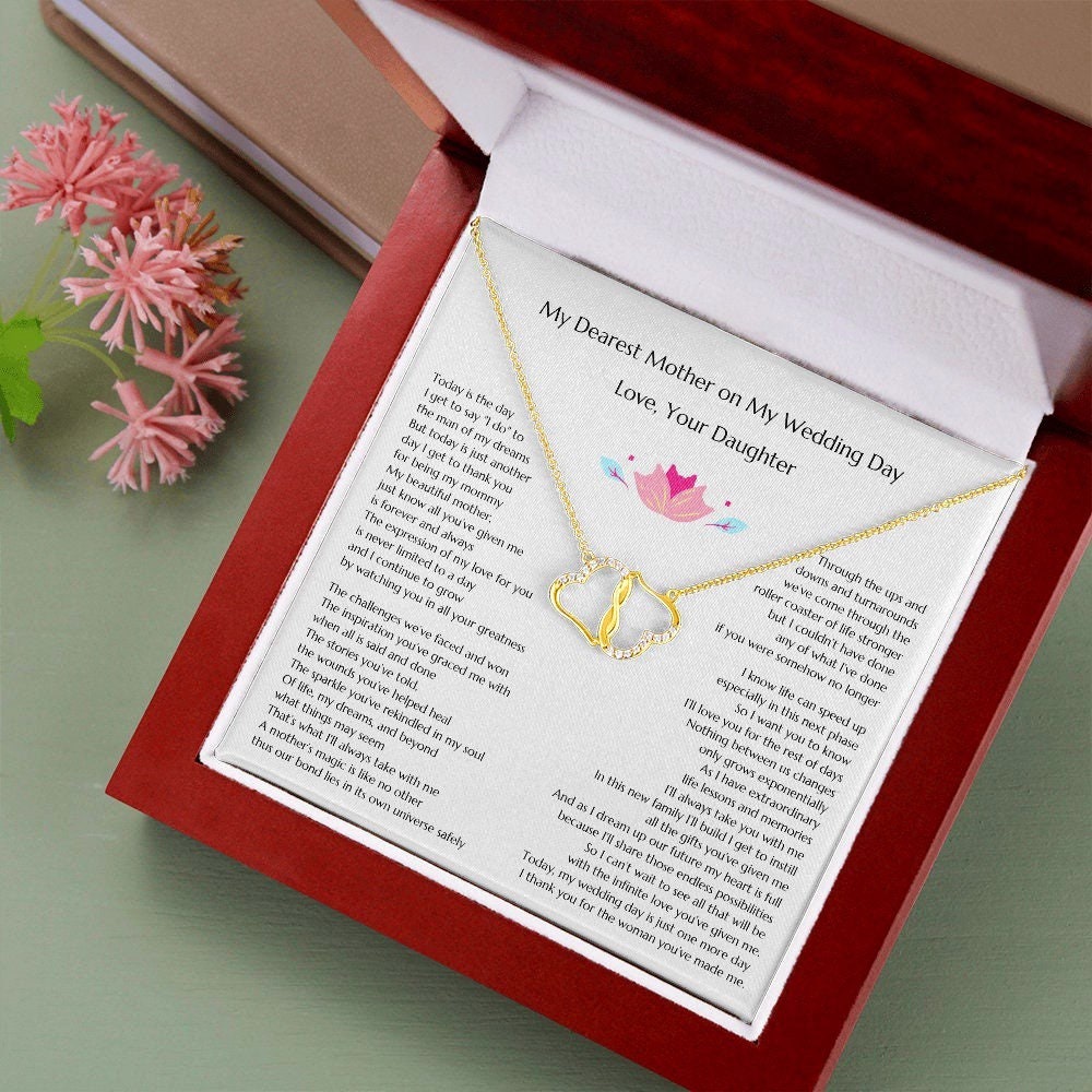 Bride Gift to Mother, Gift for MoB, Daughter To Mom Gift, Everlasting Love, Gift to Mother of the Bride, Gift from Bride to Mom, Mother Gift
