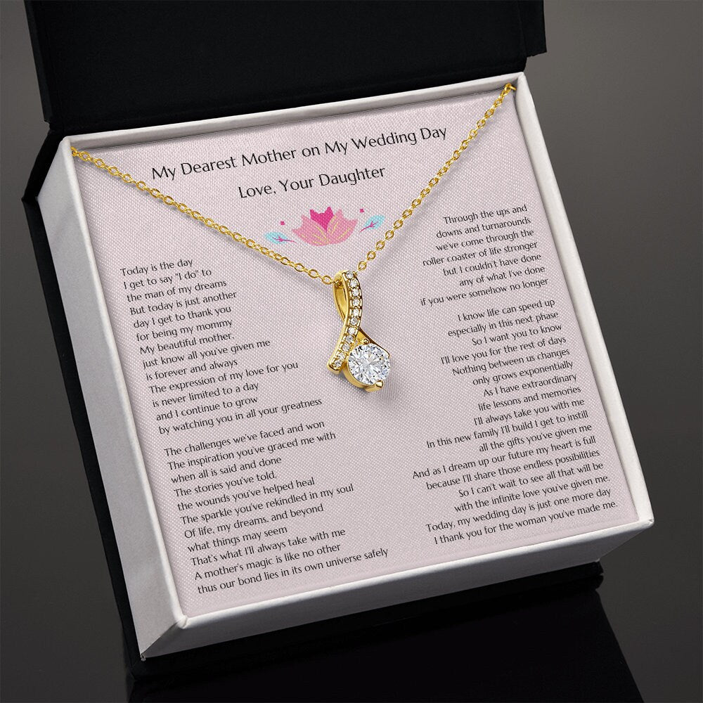 Bride Gift to Mother, Gift for MoB, Daughter To Mom Gift, Alluring Beauty, Gift to Mother of the Bride, Gift from Bride to Mom, Mother Gift