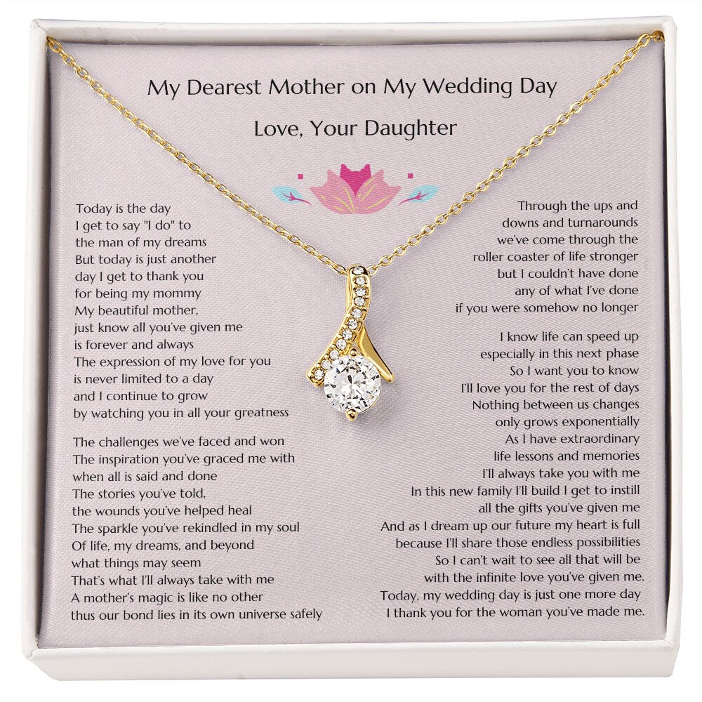 Bride Gift to Mother, Gift for MoB, Daughter To Mom Gift, Alluring Beauty, Gift to Mother of the Bride, Gift from Bride to Mom, Mother Gift