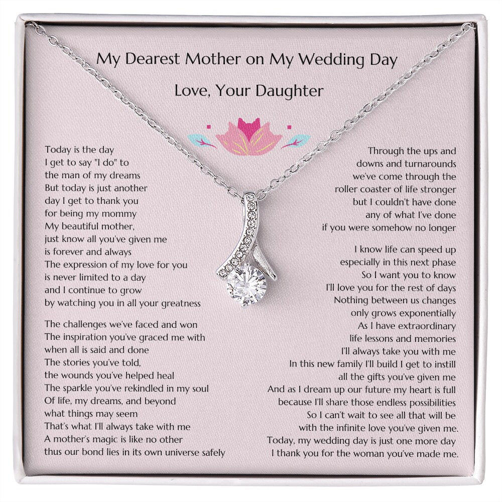 Bride Gift to Mother, Gift for MoB, Daughter To Mom Gift, Alluring Beauty, Gift to Mother of the Bride, Gift from Bride to Mom, Mother Gift