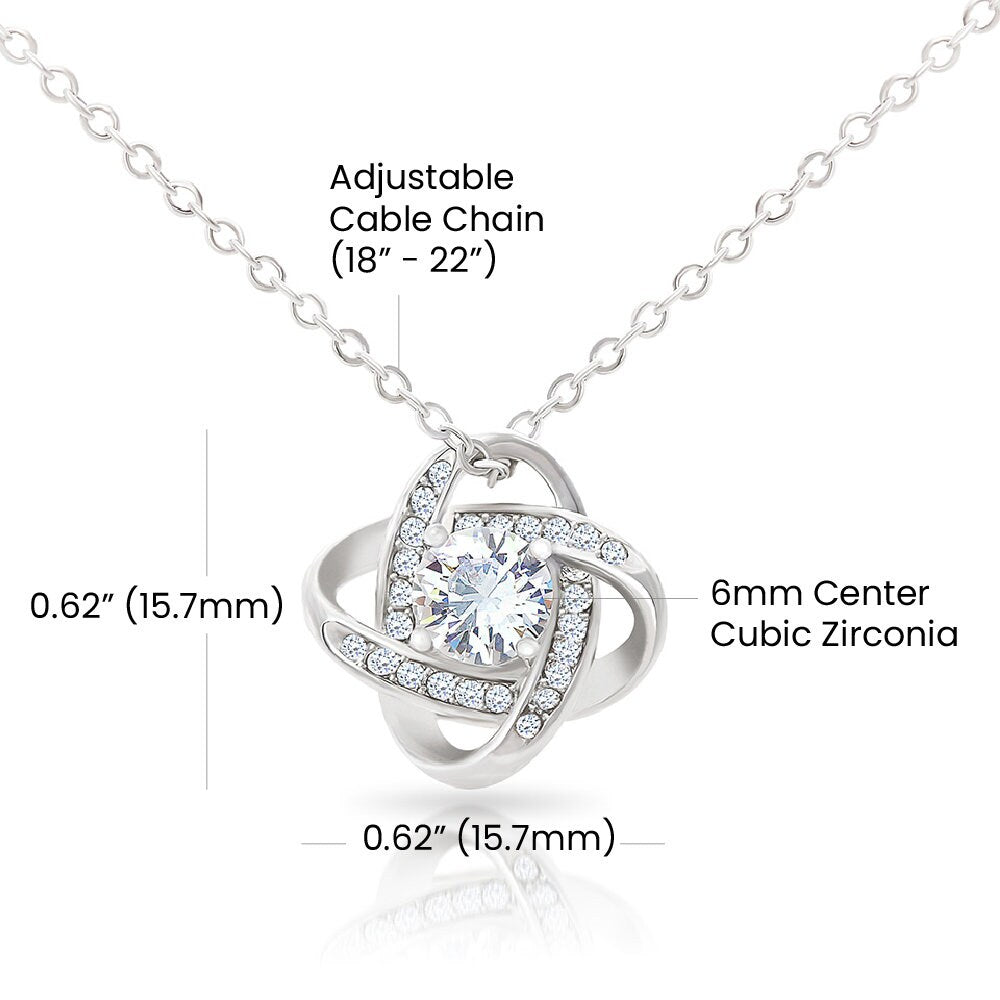 Bride Gift to Mother, Gift for MoB, Daughter To Mom Gift, Love Knot, Gift to Mother of the Bride, Gift from Bride to Mom, Mother Gift Bridal