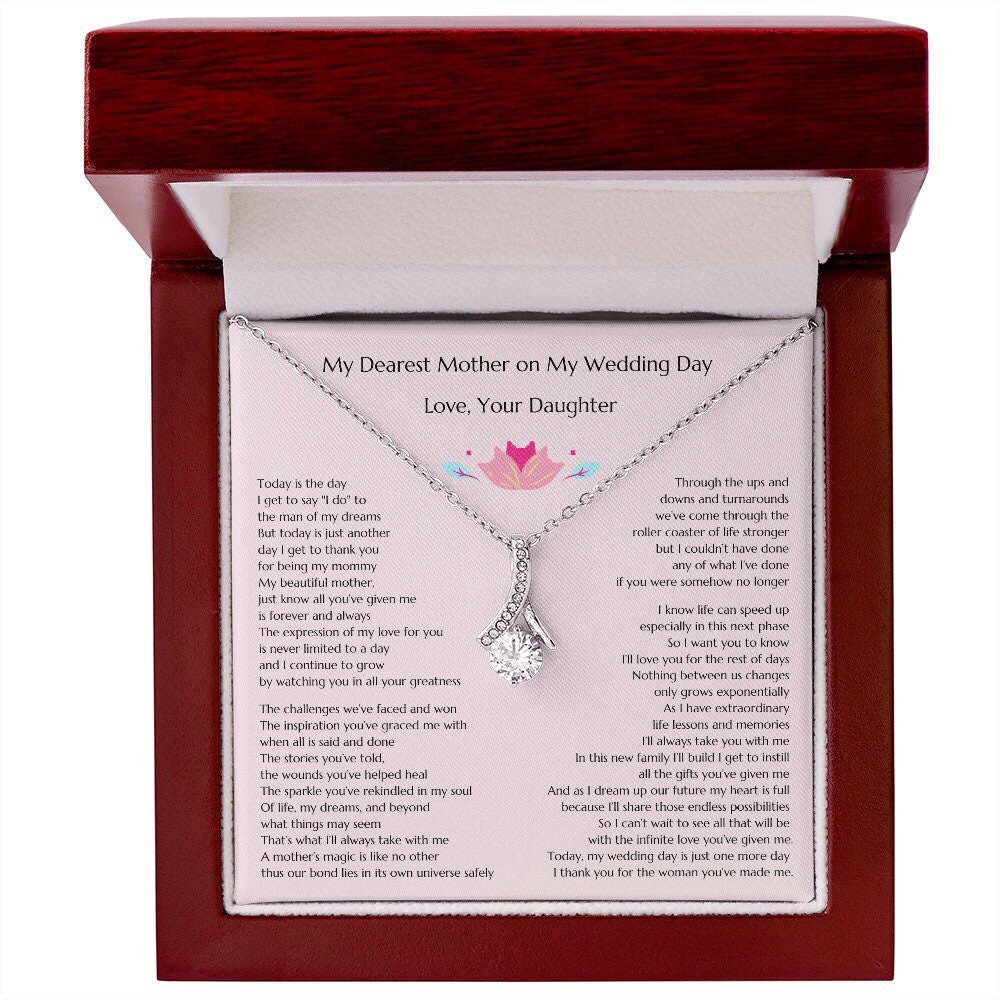 Bride Gift to Mother, Gift for MoB, Daughter To Mom Gift, Alluring Beauty, Gift to Mother of the Bride, Gift from Bride to Mom, Mother Gift