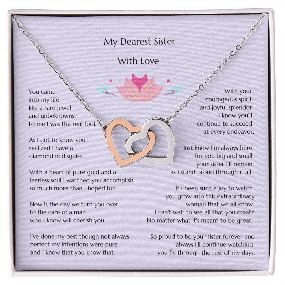 Interlocking Hearts, From Sister to Bride