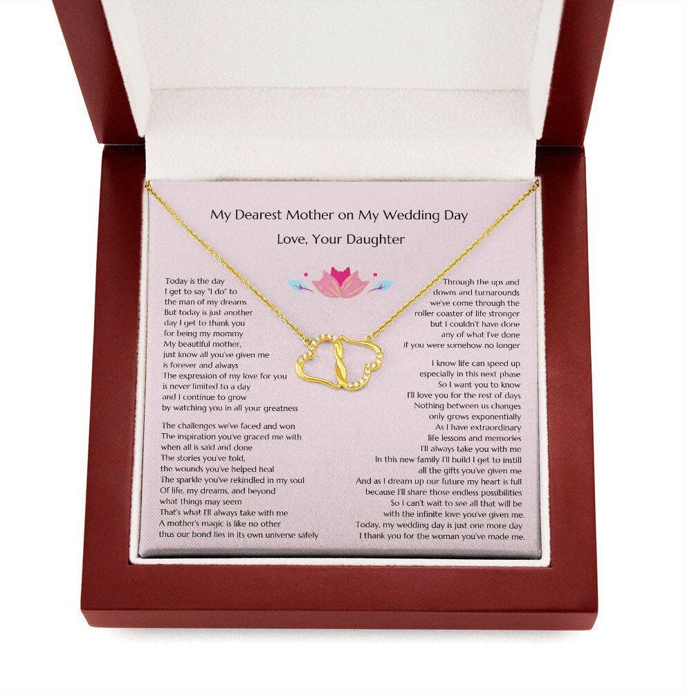 Bride Gift to Mother, Gift for MoB, Daughter To Mom Gift, Everlasting Love, Gift to Mother of the Bride, Gift from Bride to Mom, Mother Gift
