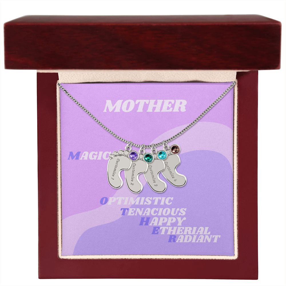 Personalized Mom Necklace, Custom Mothers Day Gift, Custom Mom Gift, Kids Name Necklace for Mom, Children Name Necklace, Baby Name Gift