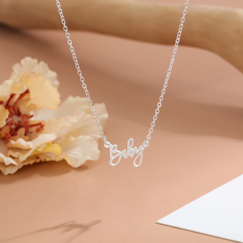 Gold Plated 925 Sterling Silver Name Necklace