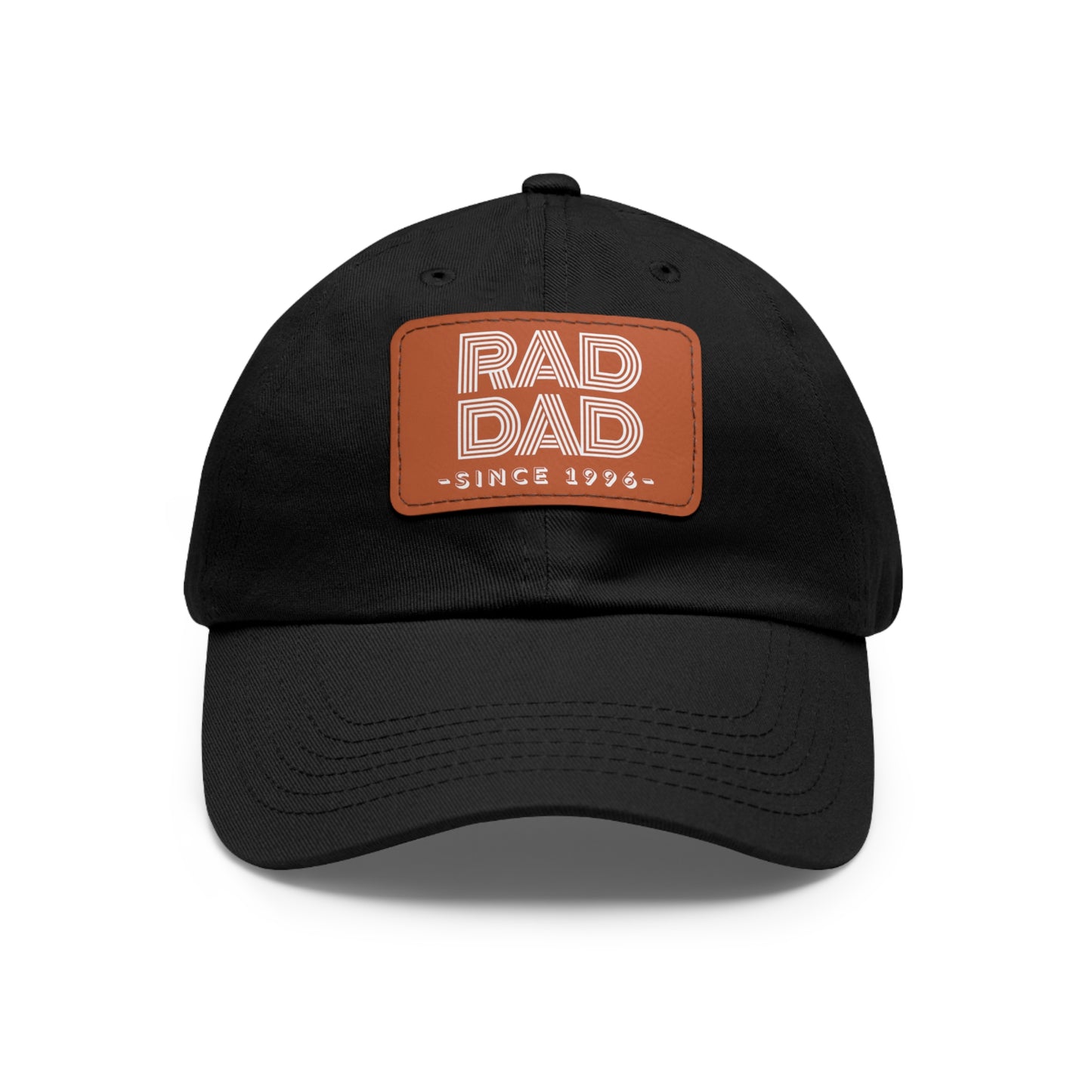 Customizable Rad Dad Hat with Leather Patch, Fathers Day Gift, Dad Hat, Dad Gift, Dad Date Hat, Dad Baseball Hat, Dad Retro Hat, Cotton Hat