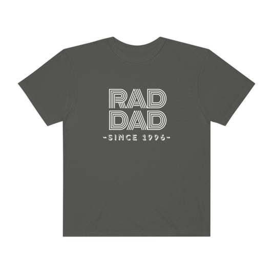 Customizable Rad Dad Shirt, Dad Shirt, Fathers Day Gift, Fathers Day Vintage Shirt, 100% Cotton Garment Dyed Dad Shirt, Retro Dad Year Shirt