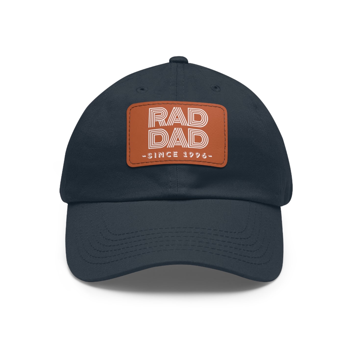 Customizable Rad Dad Hat with Leather Patch, Fathers Day Gift, Dad Hat, Dad Gift, Dad Date Hat, Dad Baseball Hat, Dad Retro Hat, Cotton Hat