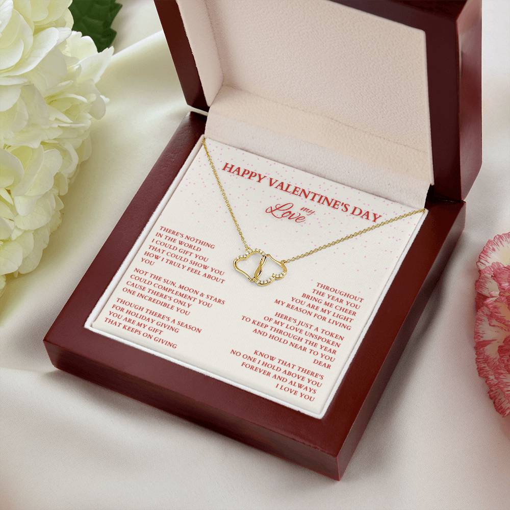 Wife Gift, Girlfriend Gift, Valentine Gift, Happy Valentines Day, Valentine's Day Gift, Wife Necklace, Diamond Necklace, Wife Valentine Gift