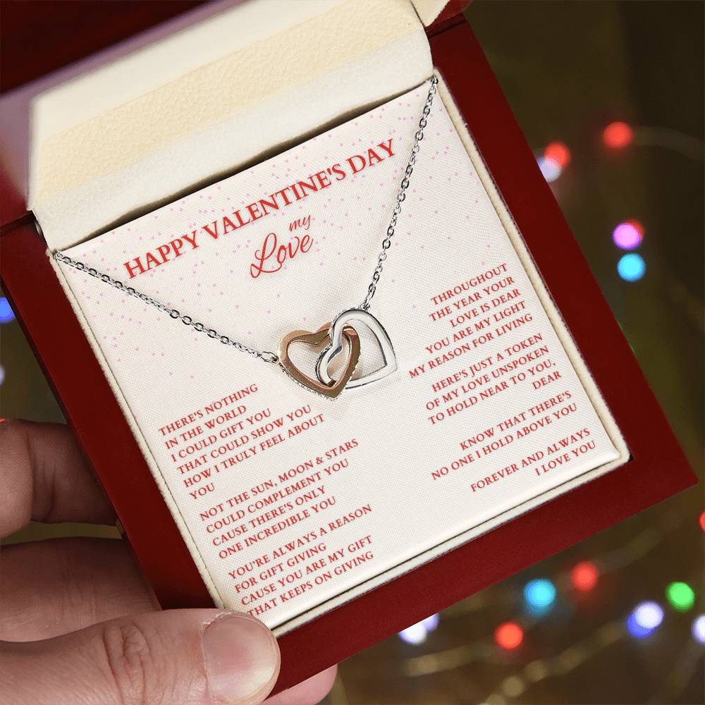 Wife Gift, Girlfriend Gift, Valentine Gift, Happy Valentines Day, Valentine's Day Gift, Wife Necklace, Diamond Necklace, Wife Valentine Gift