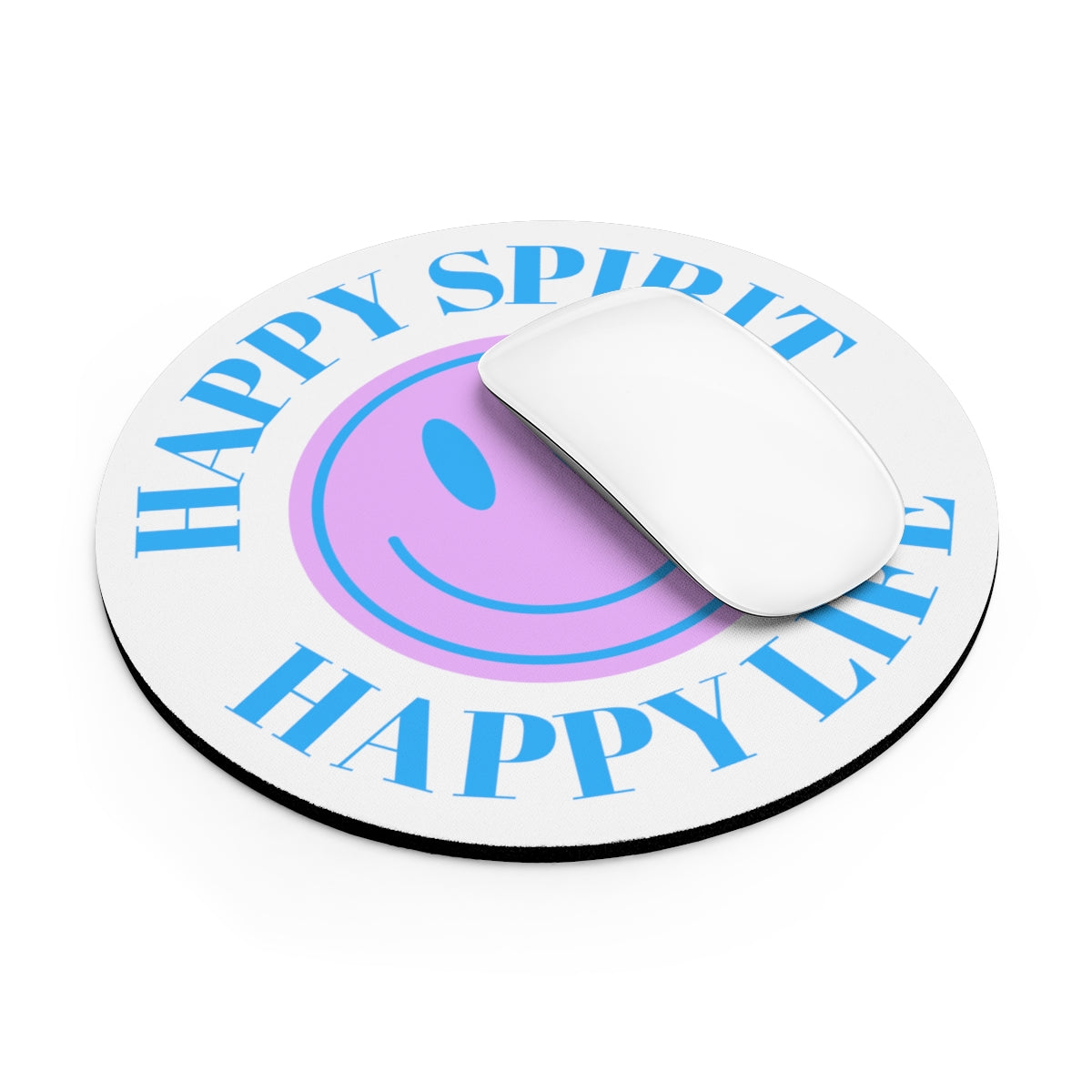 Happy Spirit Happy Life Aesthetic Mouse Pad, Smile Face Mouse Pad Trendy Mouse Pad, Tumblr Mug, Aesthetic Happy Life Gift, Aesthetic Gift