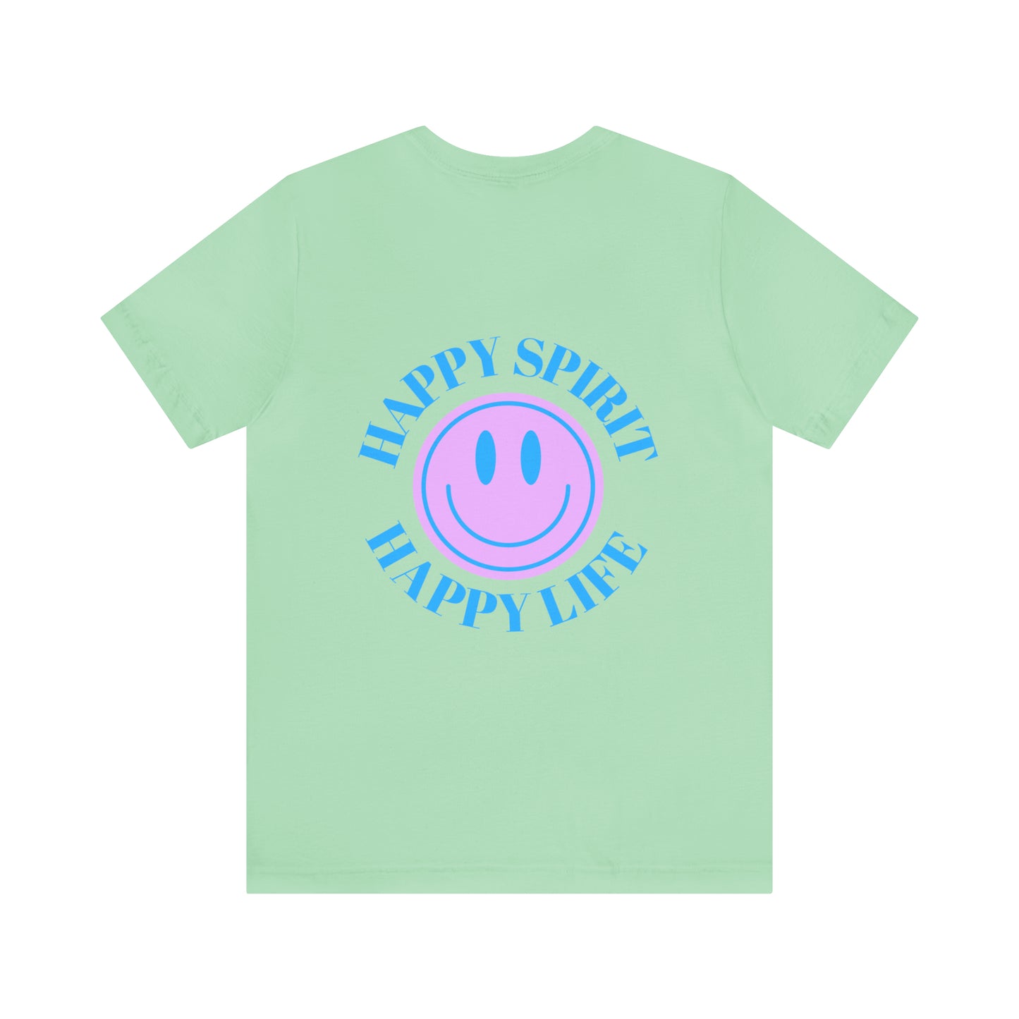 T shirt Happy Life Happy Life- Aesthetic t shirt, graphic tee, Tumblr tshirt, Trendy Oversized, Vsco girl, Happy Mind Happy Spirit