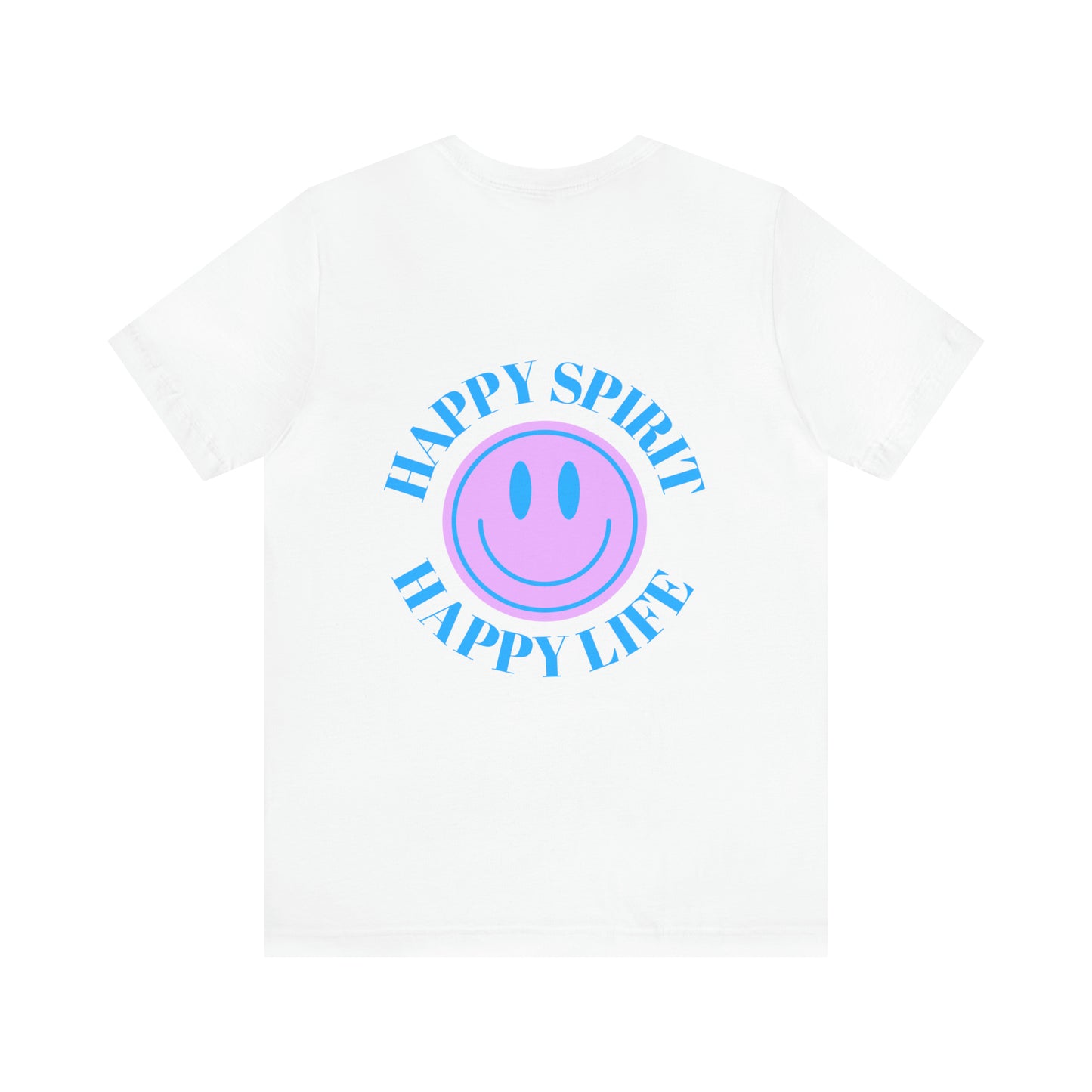 T shirt Happy Life Happy Life- Aesthetic t shirt, graphic tee, Tumblr tshirt, Trendy Oversized, Vsco girl, Happy Mind Happy Spirit