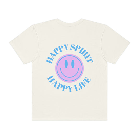 T shirt Happy Spirit Happy mind- Aesthetic t shirt, graphic tee, Tumblr tshirt, Trendy Oversized, Vsco girl