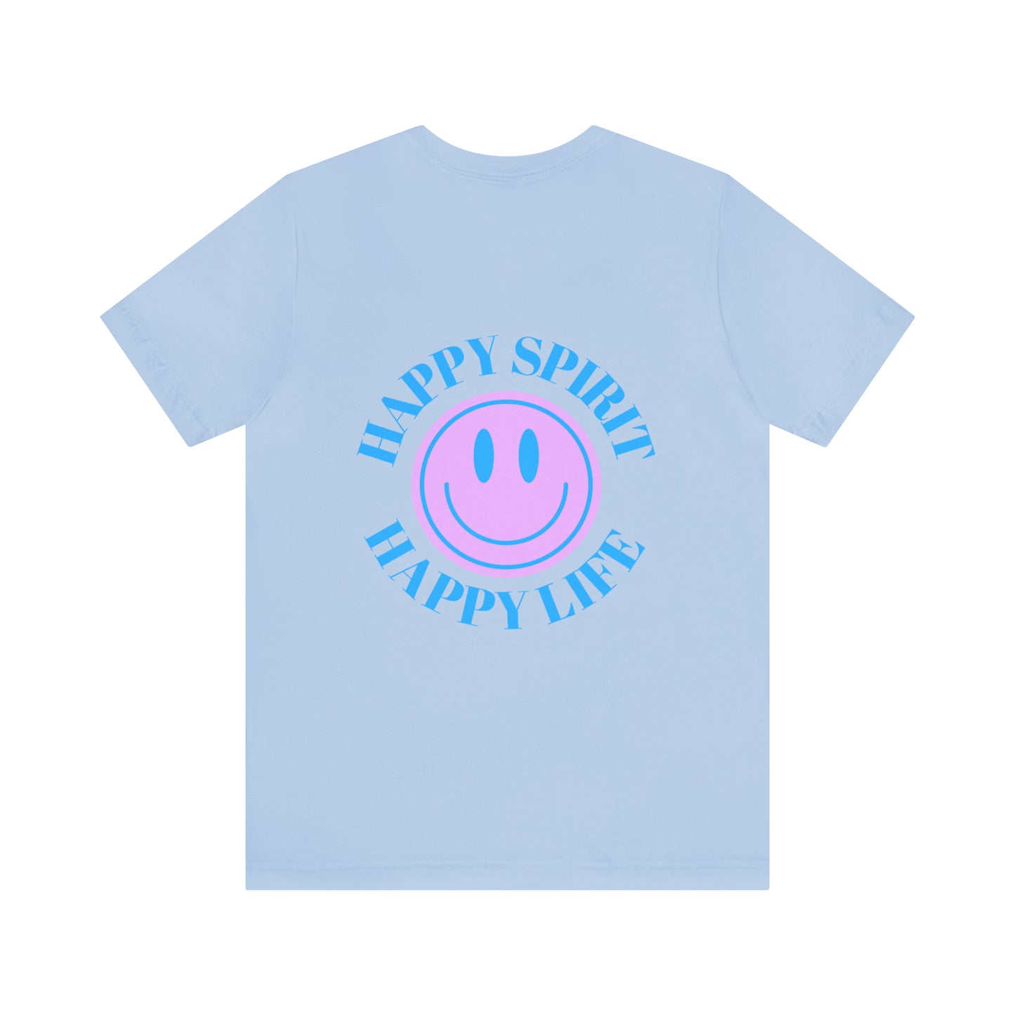 T shirt Happy Life Happy Life- Aesthetic t shirt, graphic tee, Tumblr tshirt, Trendy Oversized, Vsco girl, Happy Mind Happy Spirit