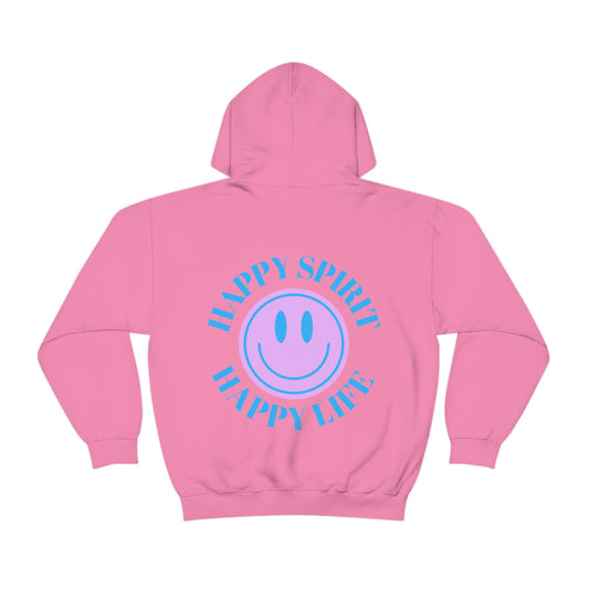 Retro Smile Hoodie, Happy Spirit Happy Life Hoodie, Happy Mind Hoodie, Mental Health Hoodie, Smile Face Hoodie, Y2K Hoodie, VSCO Gir