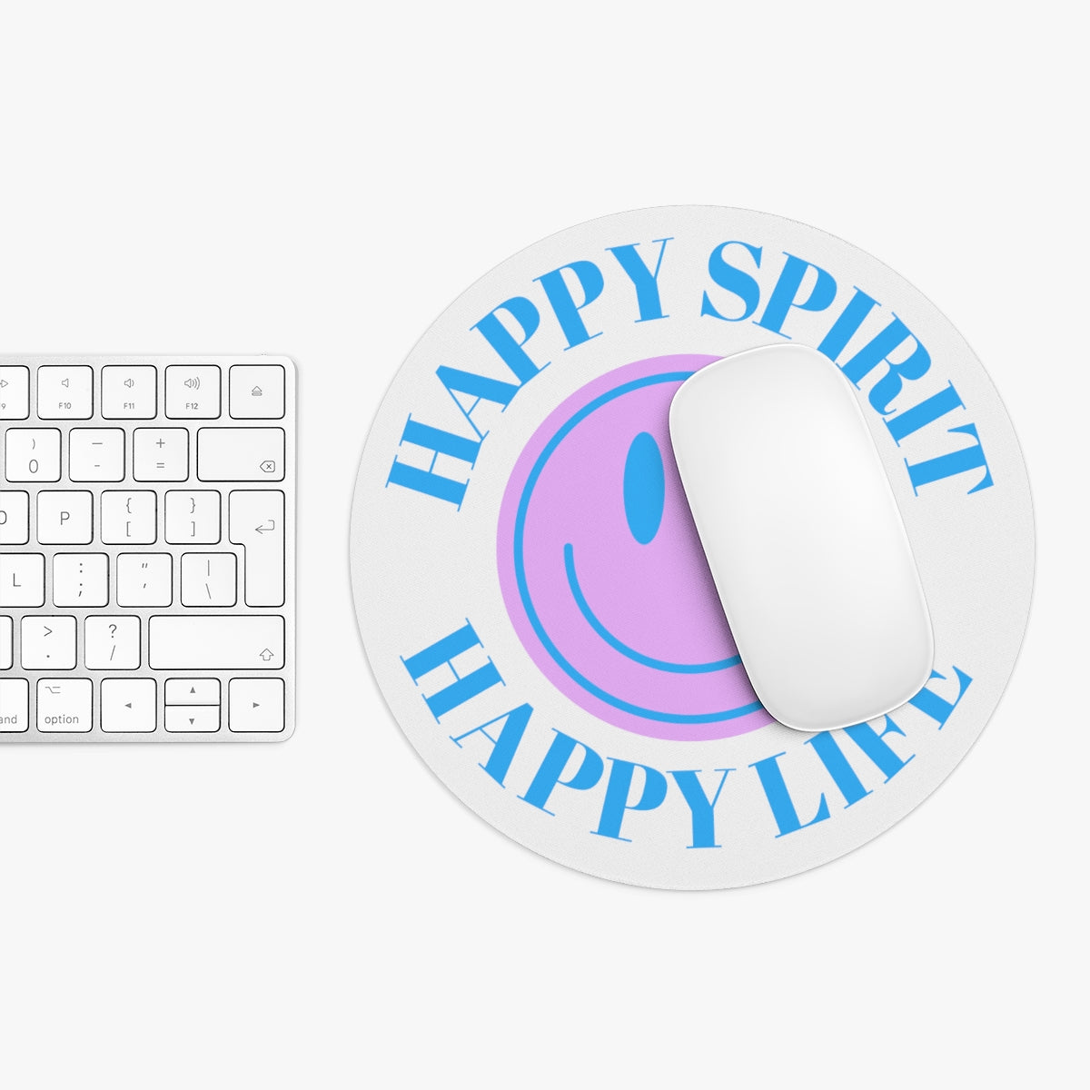 Happy Spirit Happy Life Aesthetic Mouse Pad, Smile Face Mouse Pad Trendy Mouse Pad, Tumblr Mug, Aesthetic Happy Life Gift, Aesthetic Gift