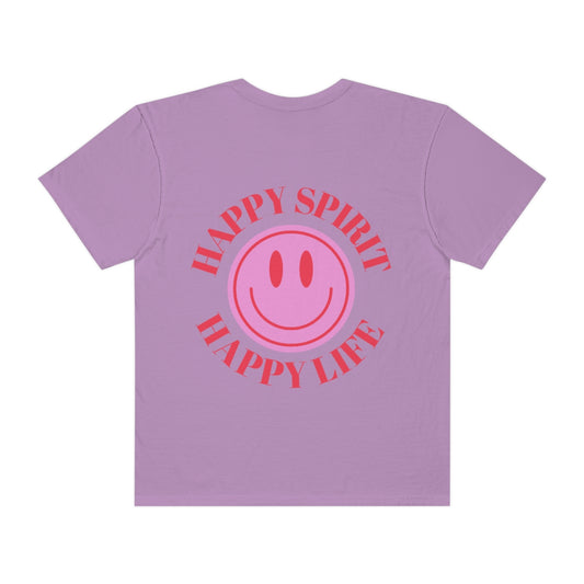 T shirt Happy Spirit Happy mind- Aesthetic t shirt, graphic tee, Tumblr tshirt, Trendy Oversized, Vsco girl