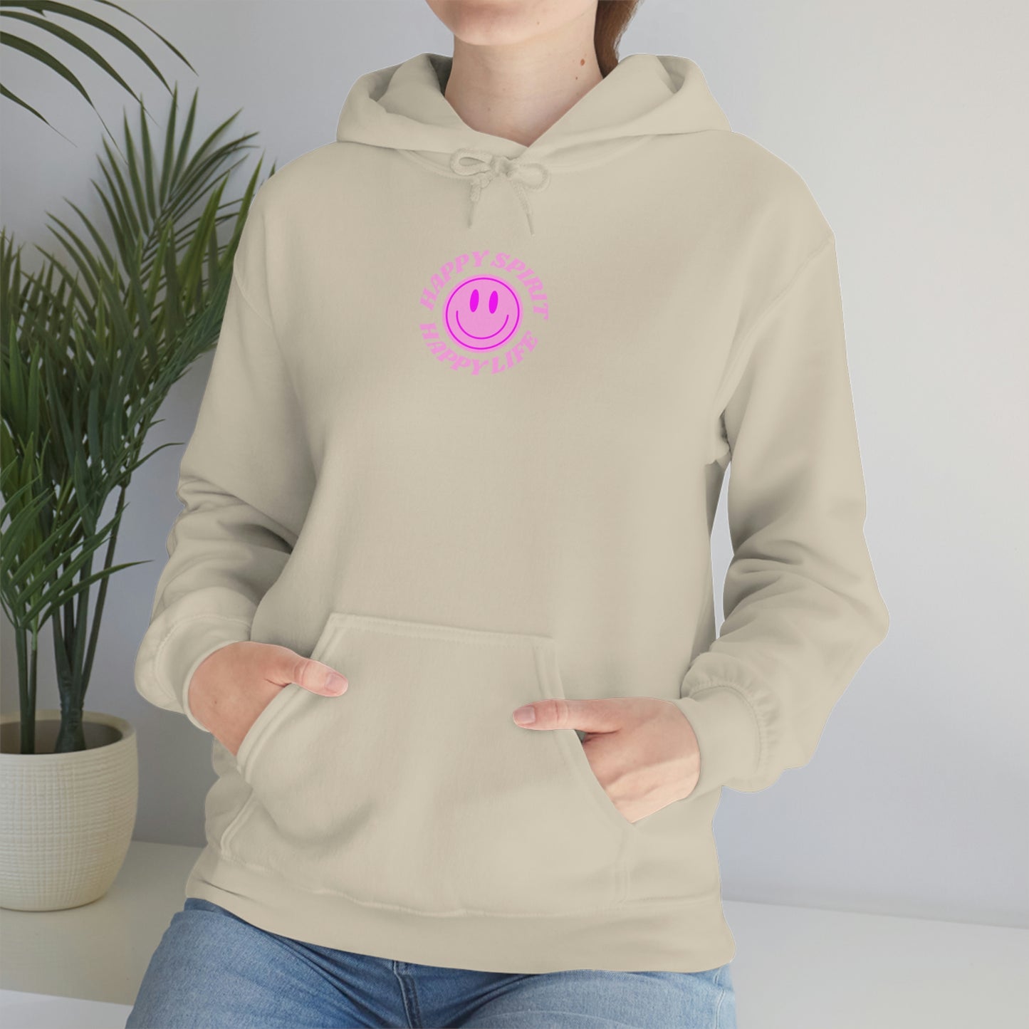 Smile Aesthetic Hoodie, Sunset Hoodie, Sweatshirt, Gildan 18500 Hoodie, Oversized Hoodie, Back Print Trendy Sweatshirt, Beach Cover Up