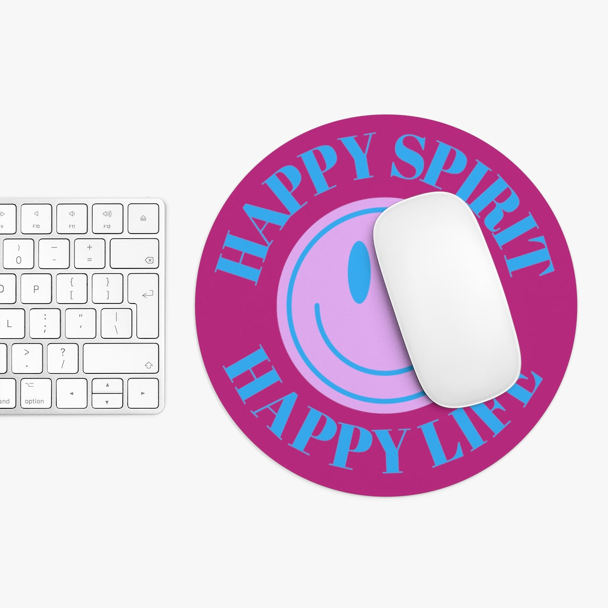 Happy Spirit Happy Life Aesthetic Mouse Pad, Smile Face Mouse Pad Trendy Mouse Pad, Tumblr Mug, Aesthetic Happy Life Gift, Aesthetic