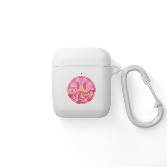 Happy Spirit Happy Life AirPods and AirPods Pro Case Cover, AirPods and AirPods Pro Case Cover, VSCO girl, Aesthetic Smile Protector